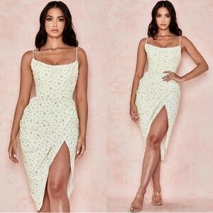 Floral Pastel Yellow Dress